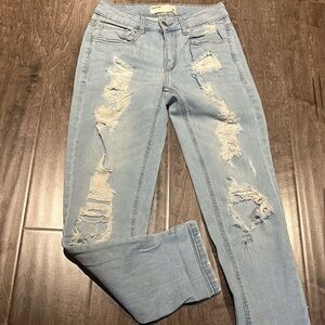 Garage ripped jeans